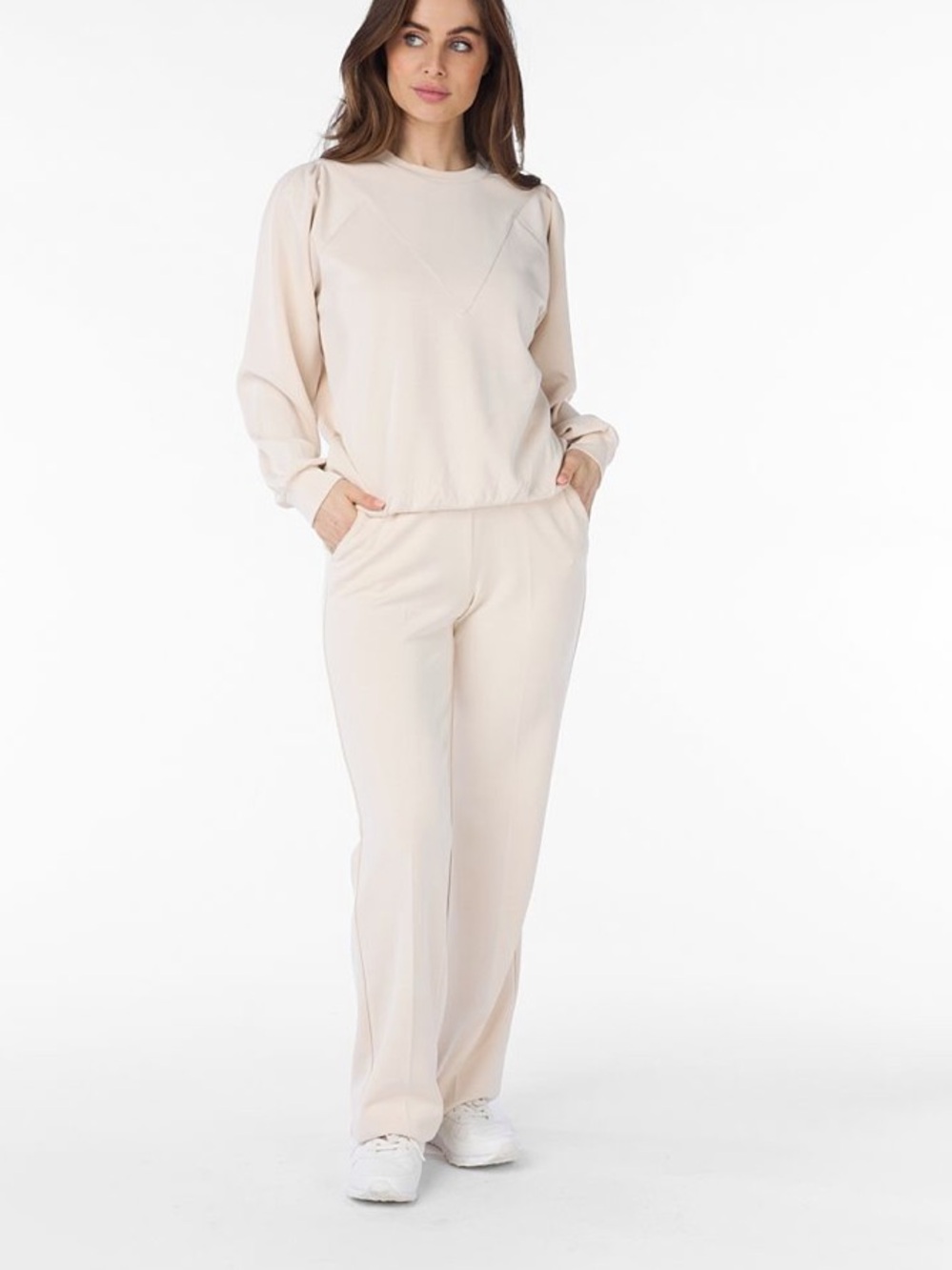 ESQUALO Sage Green Wide Leg Modal Soft Quiet Luxury Loungewear Trouser Size 2XL